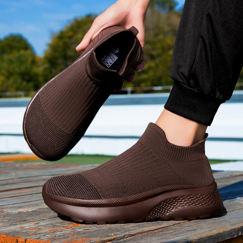 Knit Stabilizer Stretch - Sepatu Rajut Ujung Lebar Pria Wanita