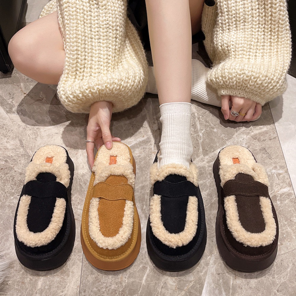 Sewing Cotton - Sandal Wanita Desainer Kulit Berlapis Musim