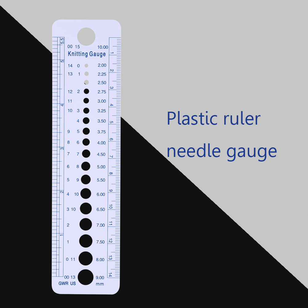 Sewing Gauge Ruler - Penggaris Patchwork Quilting, Penggaris Pengukur Jarum