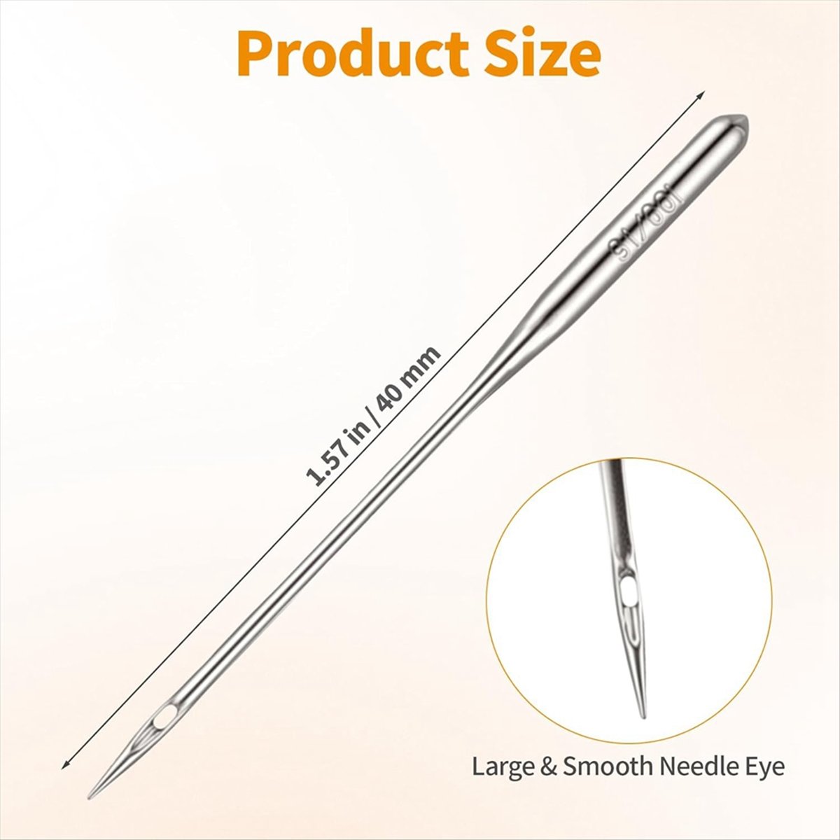 Leather Needle Heavy - ABZT 150PCS Jarum Mesin Jahit Tugas