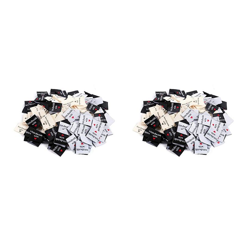 Sewing Label - A02M-300 Pcs Label Pakaian Tenun Buatan