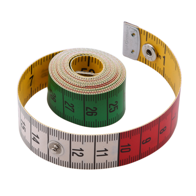 Sewing Gauge Ruler - Penggaris skala ganda kualitas tinggi pita
