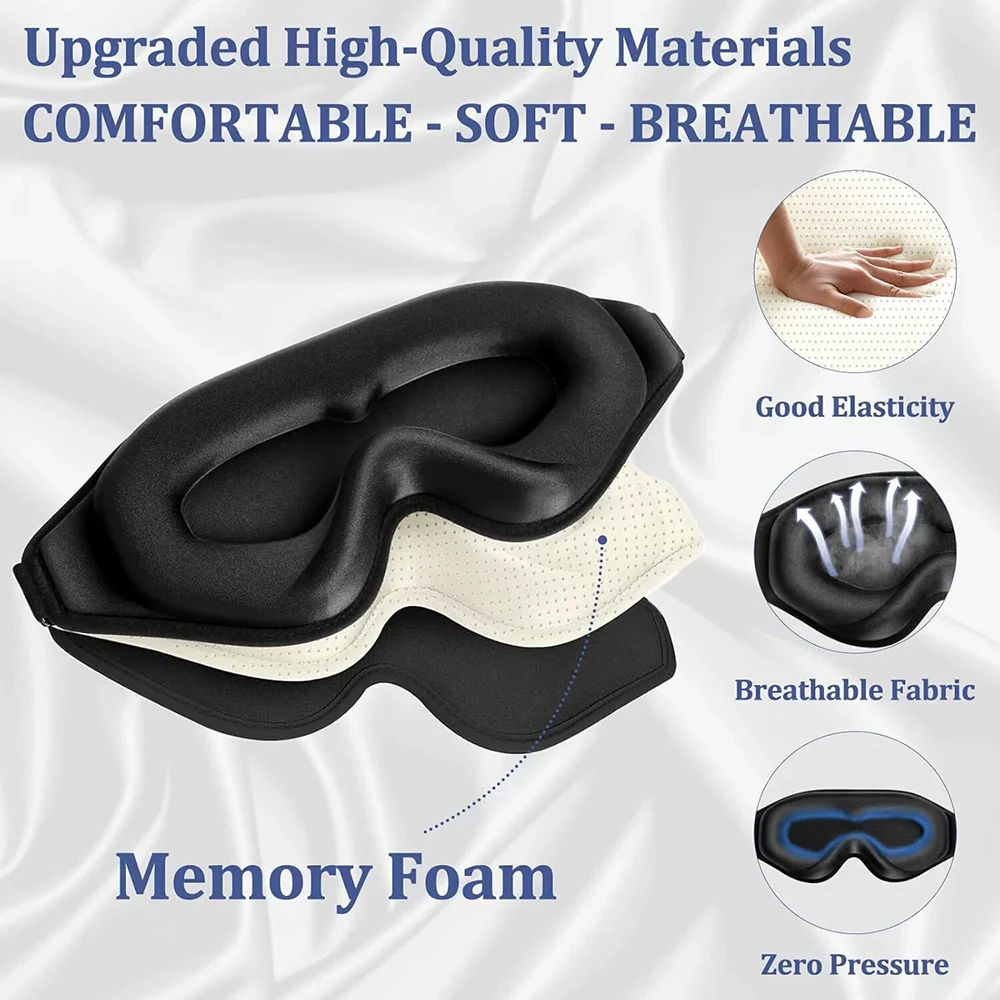 Masker Mata 3D, Masker Tidur N - Sewing Cotton ulasan dan harga