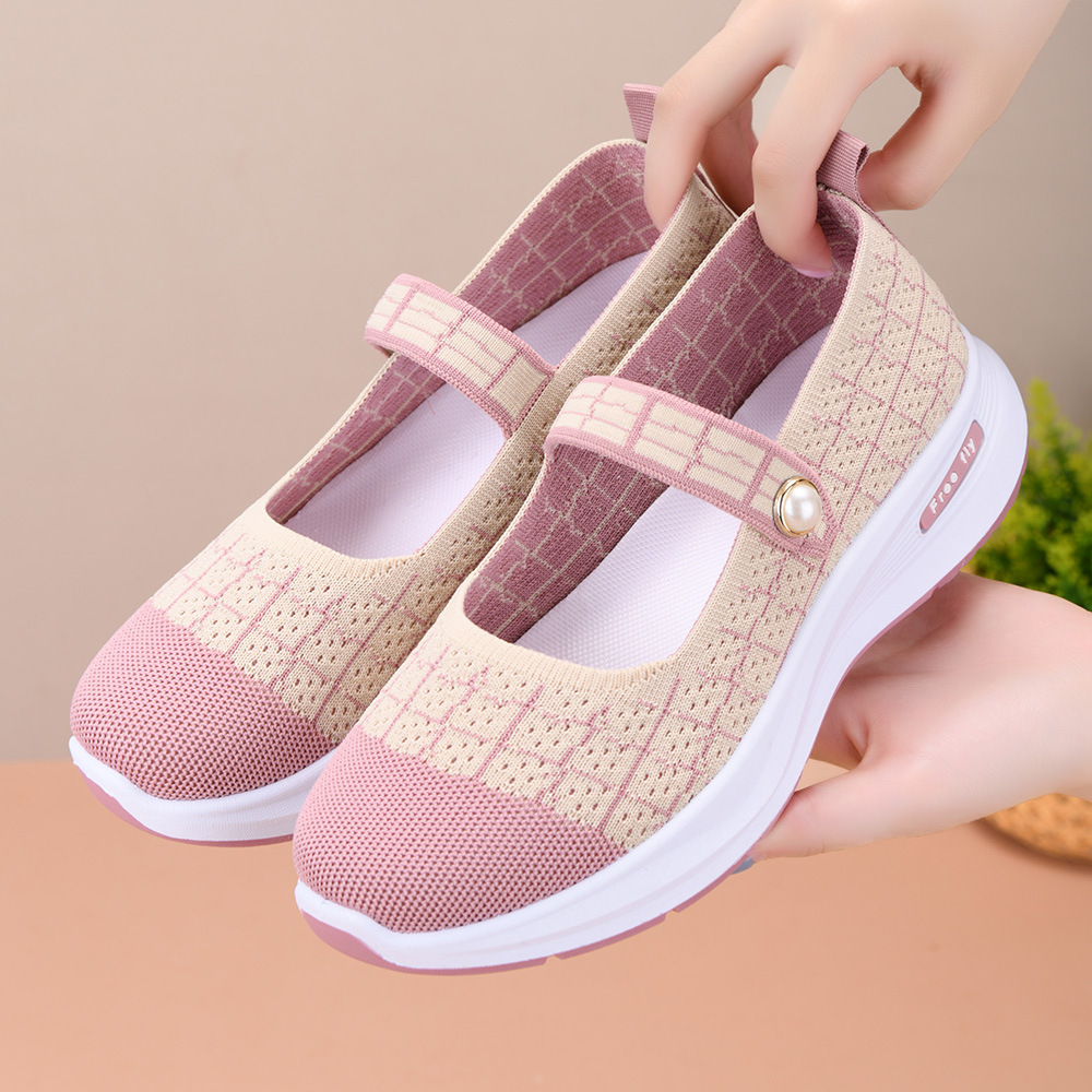 Sepatu Kasual Wanita Model Mar - Elastic Waistband Roll ulasan dan harga