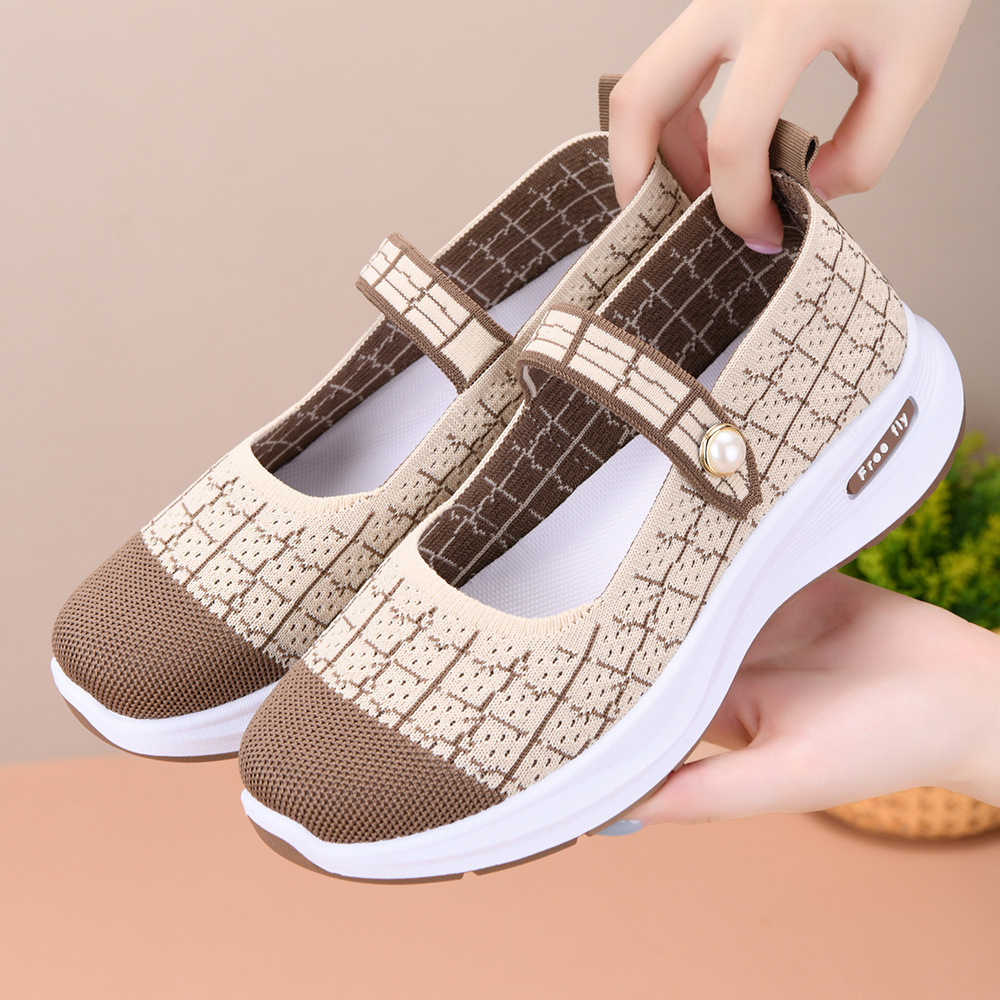 Sepatu Kasual Wanita Model Mar - Elastic Waistband Roll ulasan dan harga