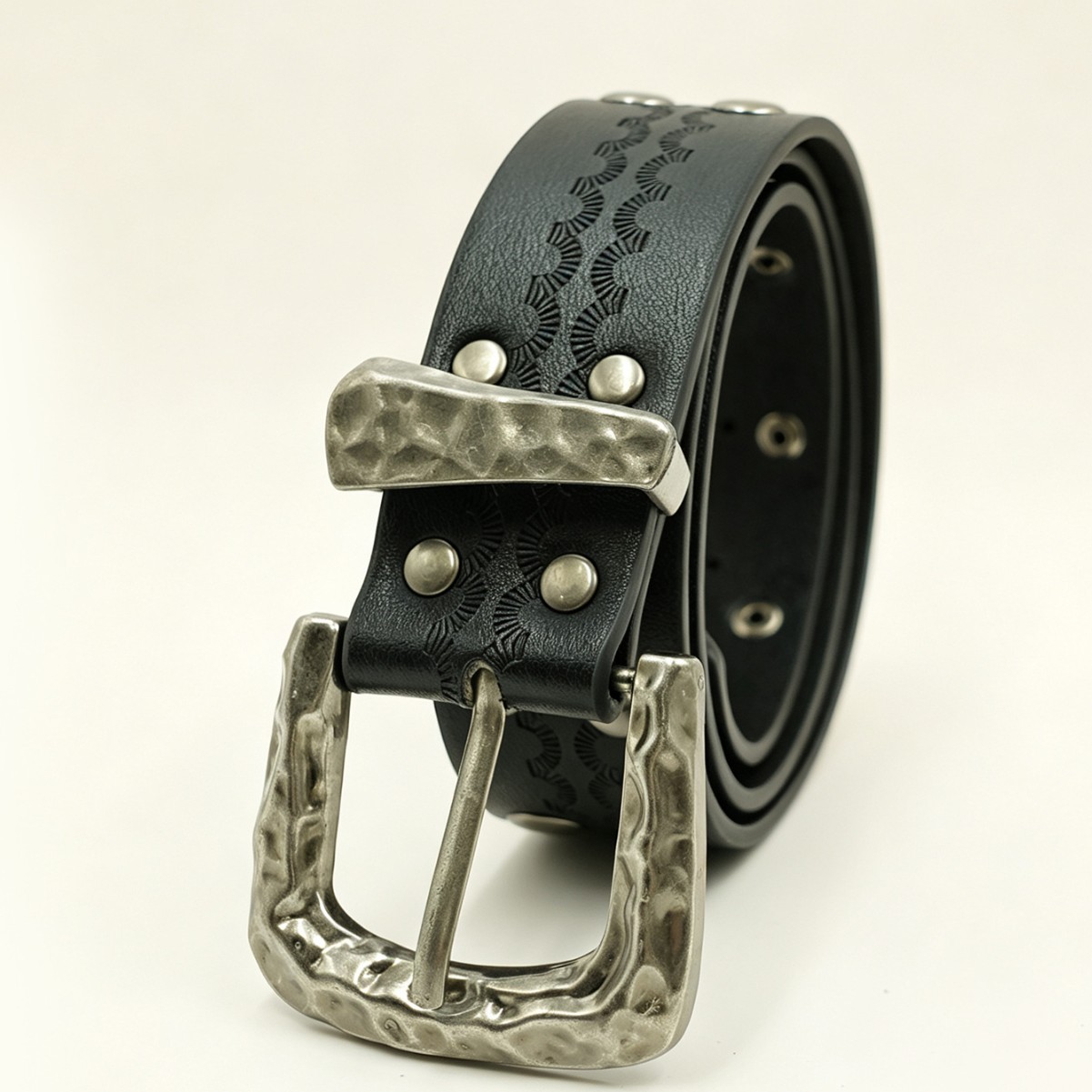 Sabuk Rivet Gesper Jarum Motif - Leather Needle Heavy ulasan dan harga