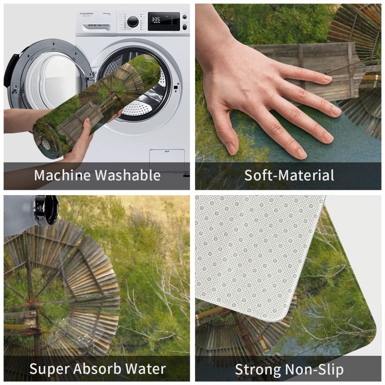 Kincir Angin Kayu Karpet Tikar - Century Textile & Sewing Supply Reviews ulasan dan harga