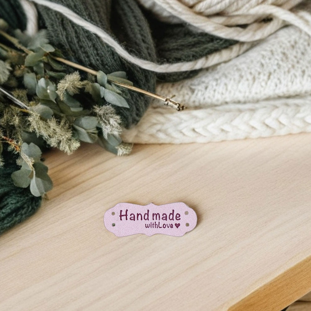 100Pcs Label Pakaian Buatan Ta - Sewing Label ulasan dan harga