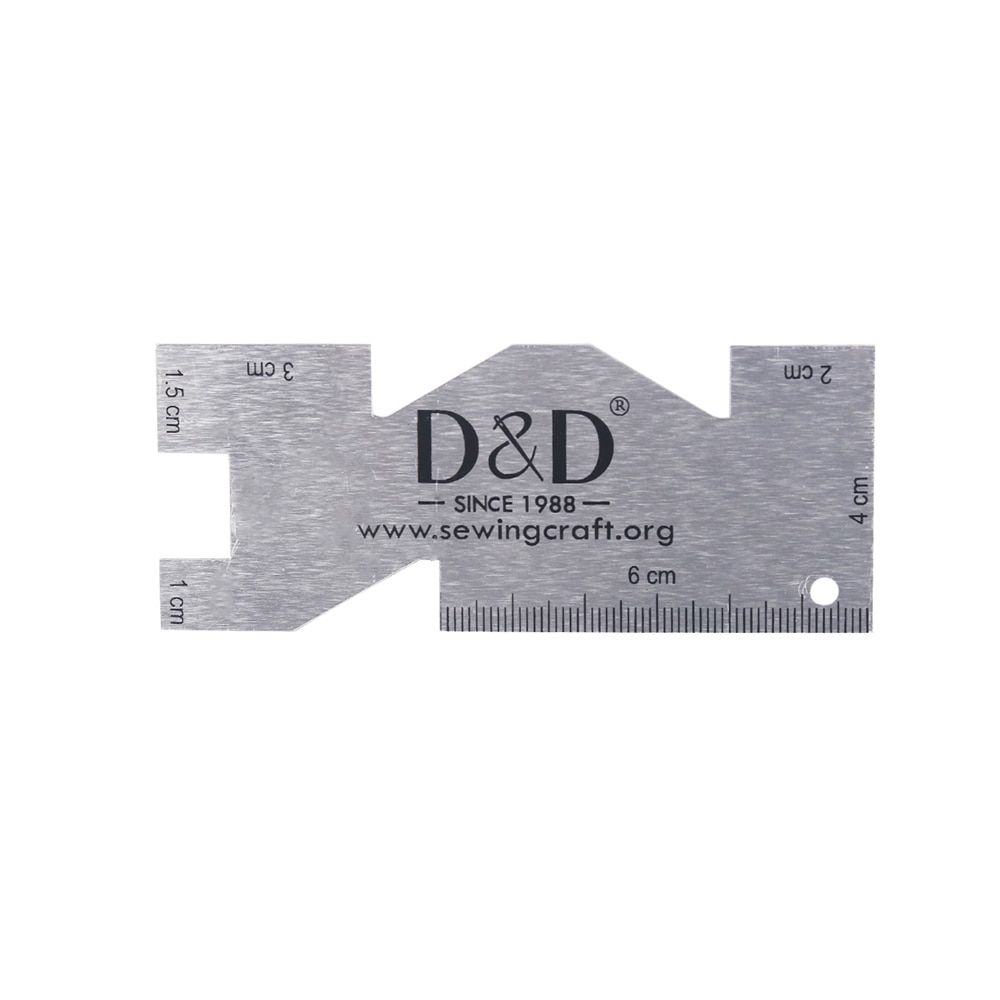 Pengukur pengukuran logam peng - Sewing Gauge Ruler ulasan dan harga