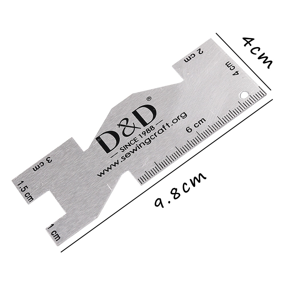 Pengukur pengukuran logam peng - Sewing Gauge Ruler ulasan dan harga