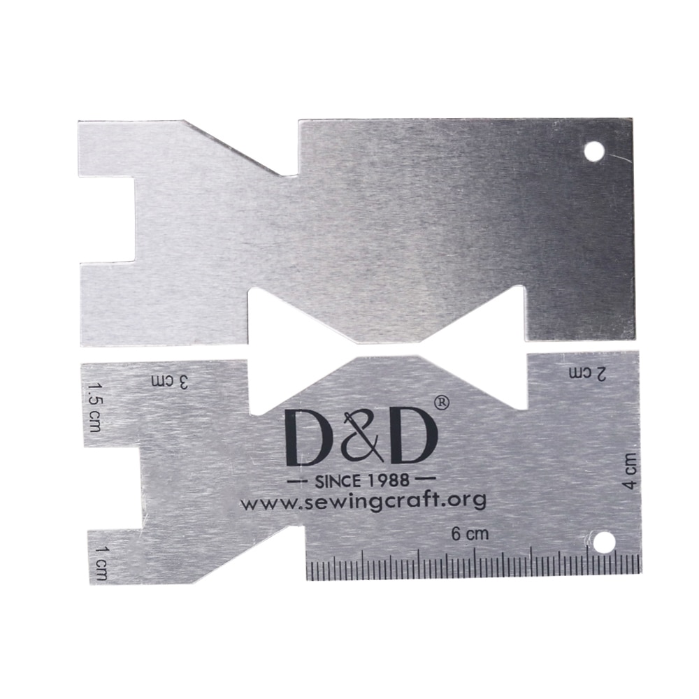 Pengukur pengukuran logam peng - Sewing Gauge Ruler ulasan dan harga
