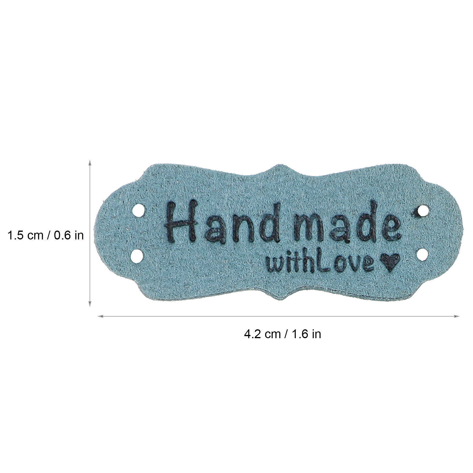 50Pcs Label Premium Buatan Tan - Sewing Label ulasan dan harga