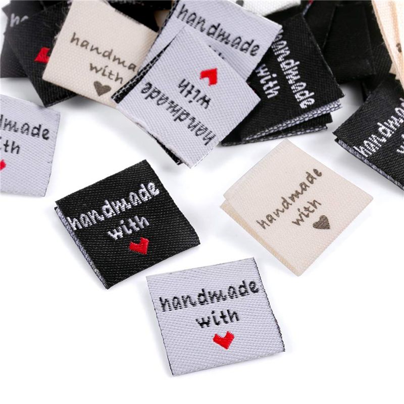 A02M-300 Pcs Label Pakaian Ten - Sewing Label ulasan dan harga