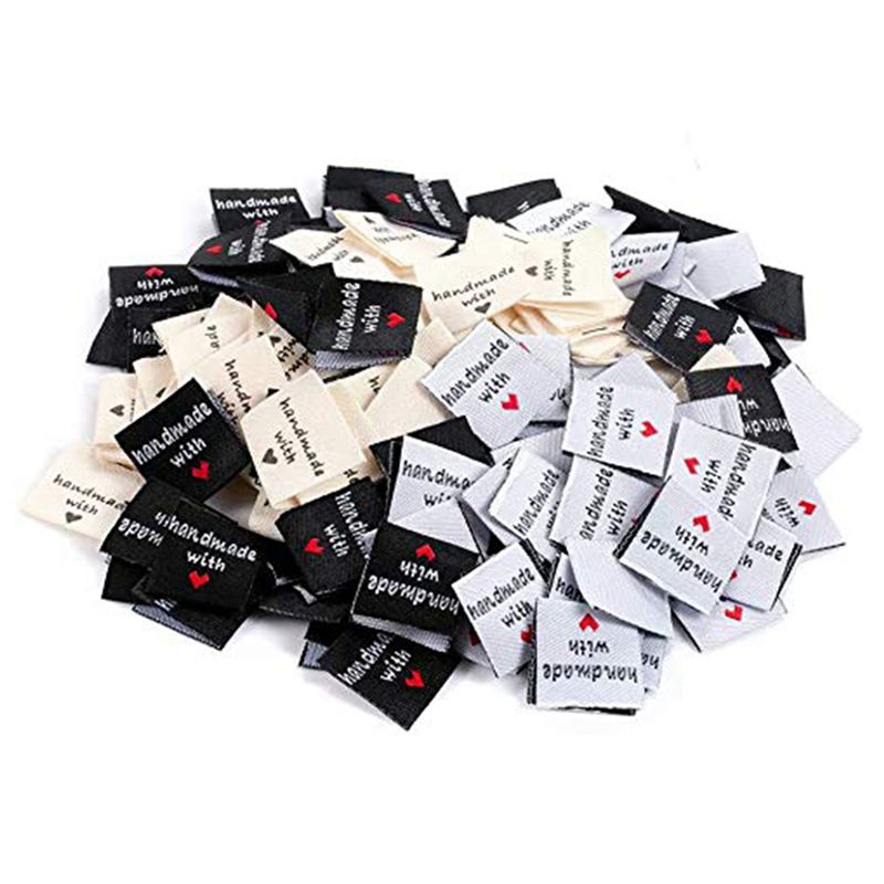 A02M-300 Pcs Label Pakaian Ten - Sewing Label ulasan dan harga