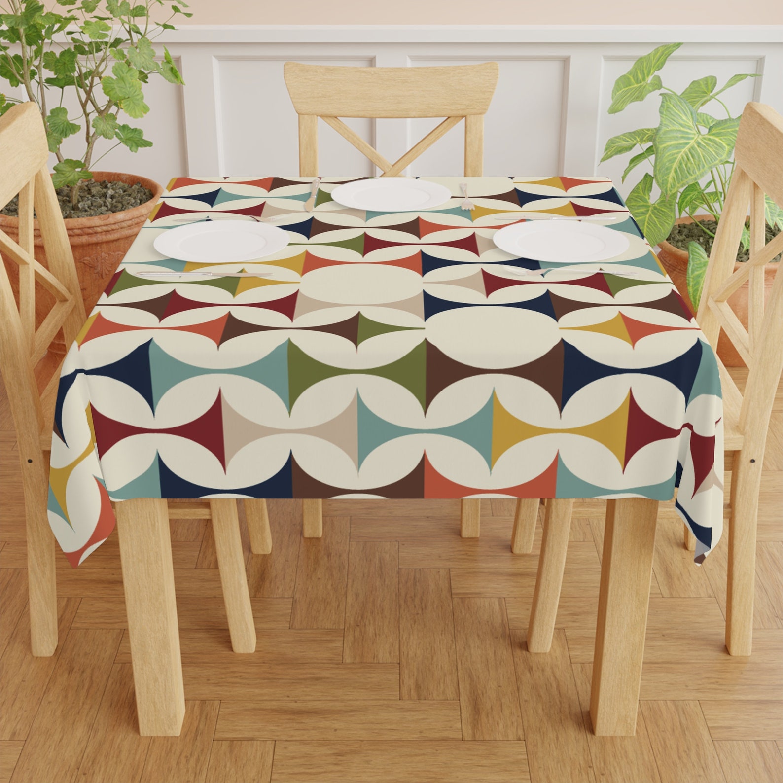 Taplak Meja Geometris Retro Mo - Century Textile & Sewing Supply Reviews ulasan dan harga