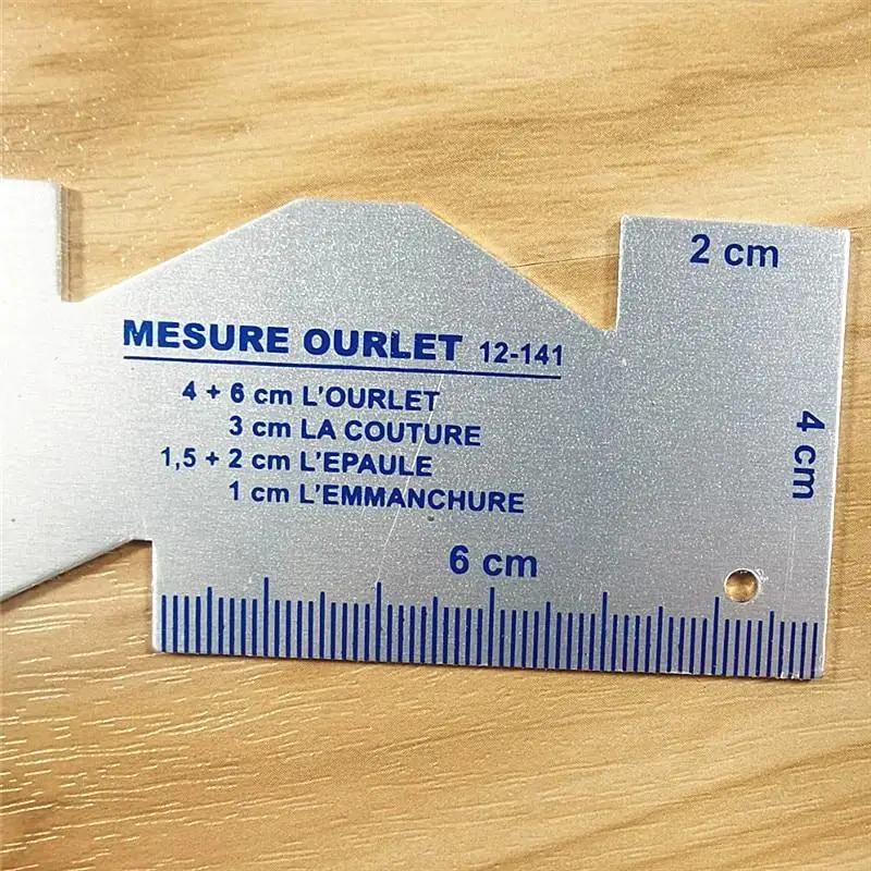 Kain Penanda Penjahit Kapur da - Sewing Gauge Ruler ulasan dan harga
