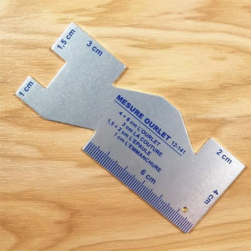 Kain Penanda Penjahit Kapur da - Sewing Gauge Ruler ulasan dan harga