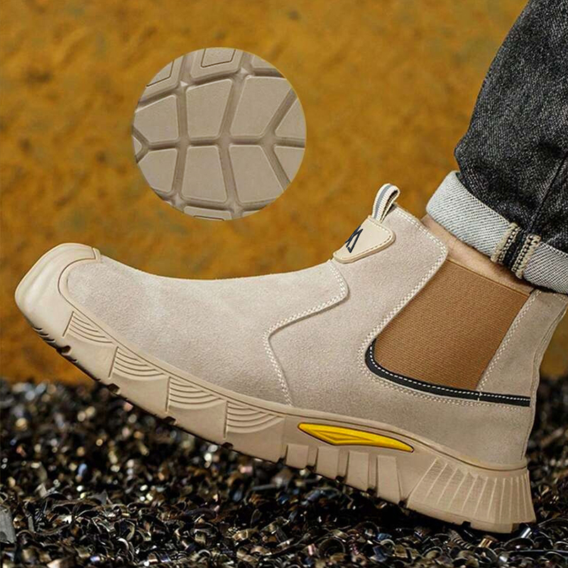 Sepatu Kerja dengan Ujung Baja - Sewing Industry ulasan dan harga