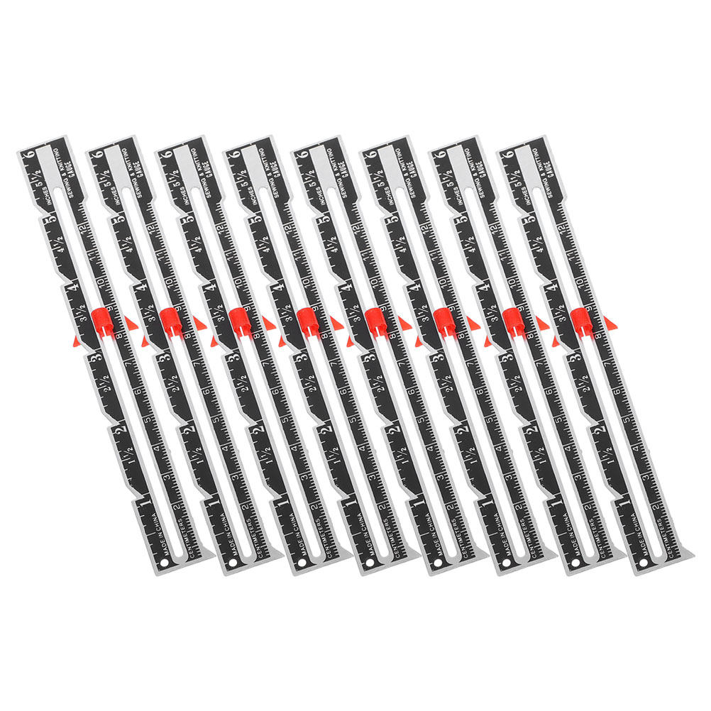 8Pcs Set Penggaris Quilting Po - Sewing Gauge Ruler ulasan dan harga