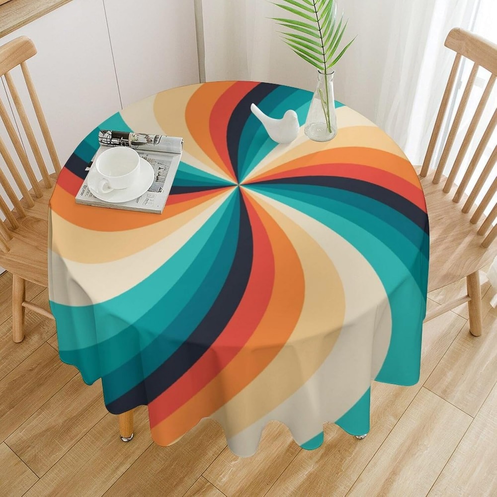 Taplak Meja Bundar Motif Putar - Century Textile & Sewing Supply Reviews ulasan dan harga