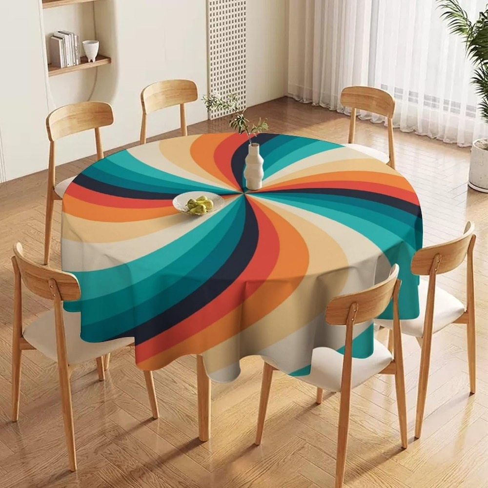 Taplak Meja Bundar Motif Putar - Century Textile & Sewing Supply Reviews ulasan dan harga